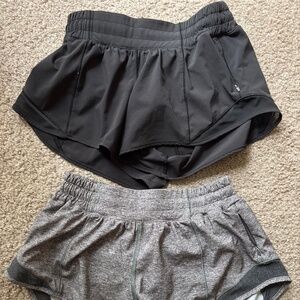 Lululemon running shorts size 4